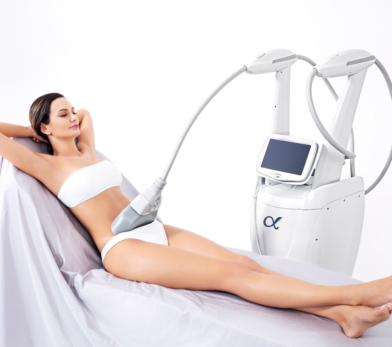 Cryolipolysis (Fat freezing).