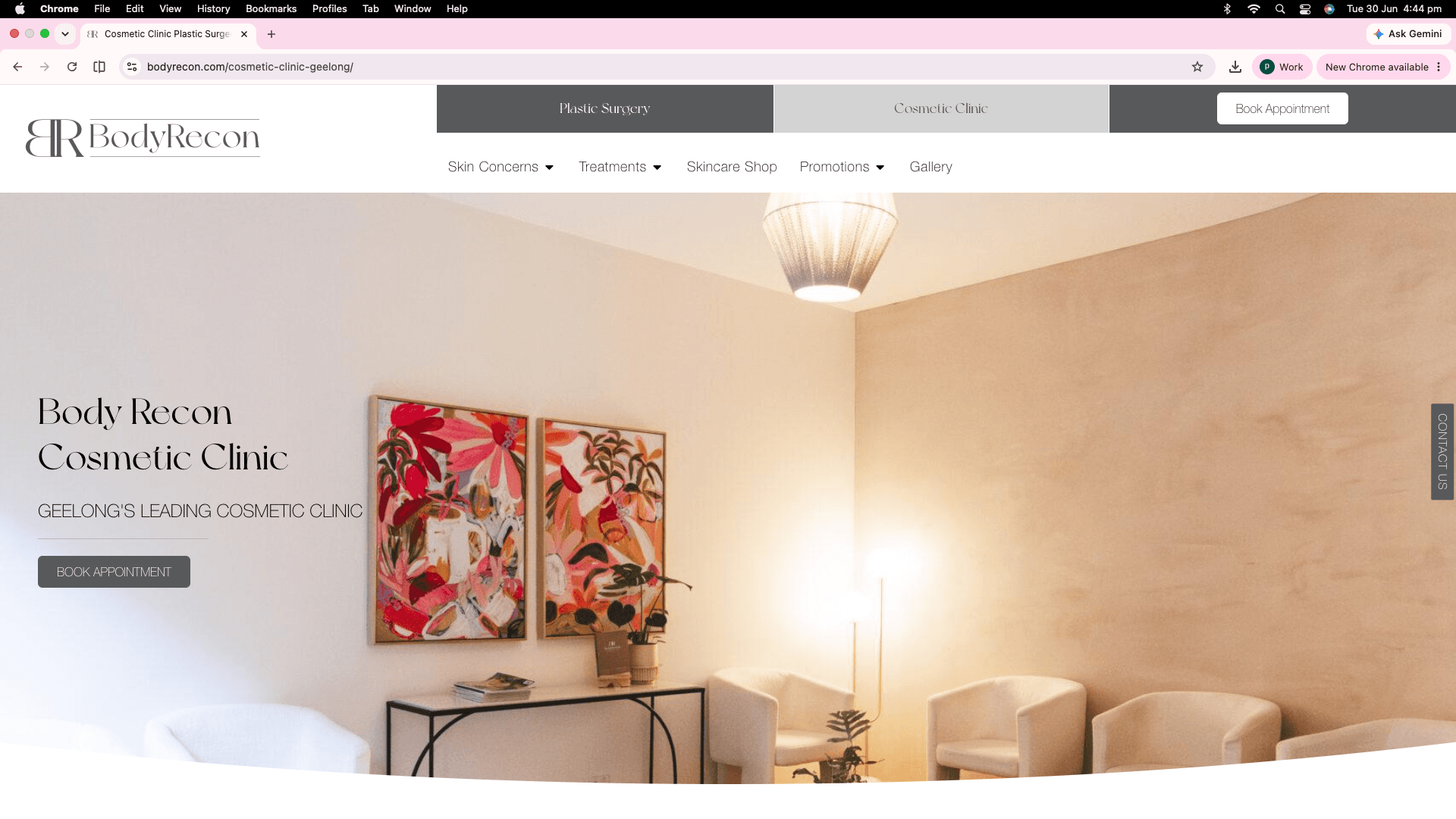 Body Recon Cosmetic Clinic clinic interior