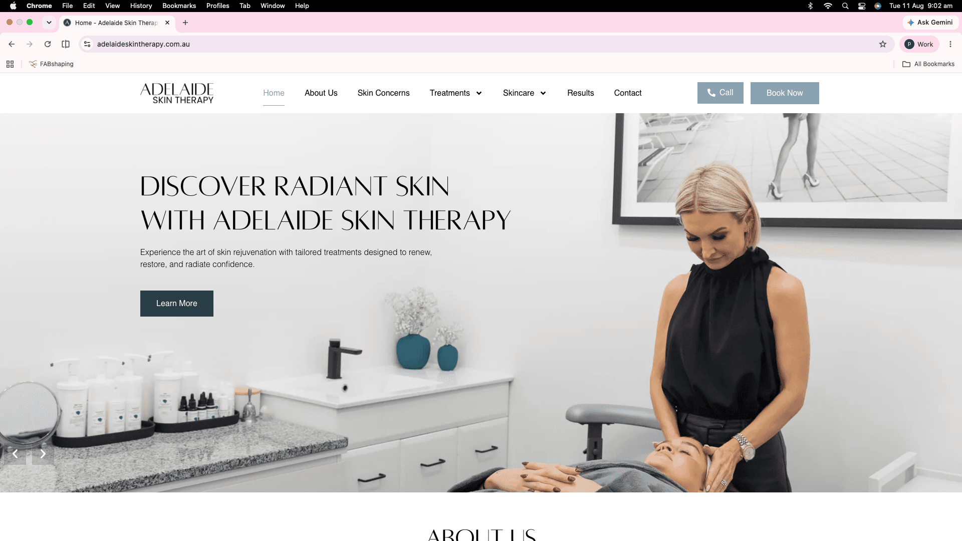 Adelaide Skin Therapy clinic interior