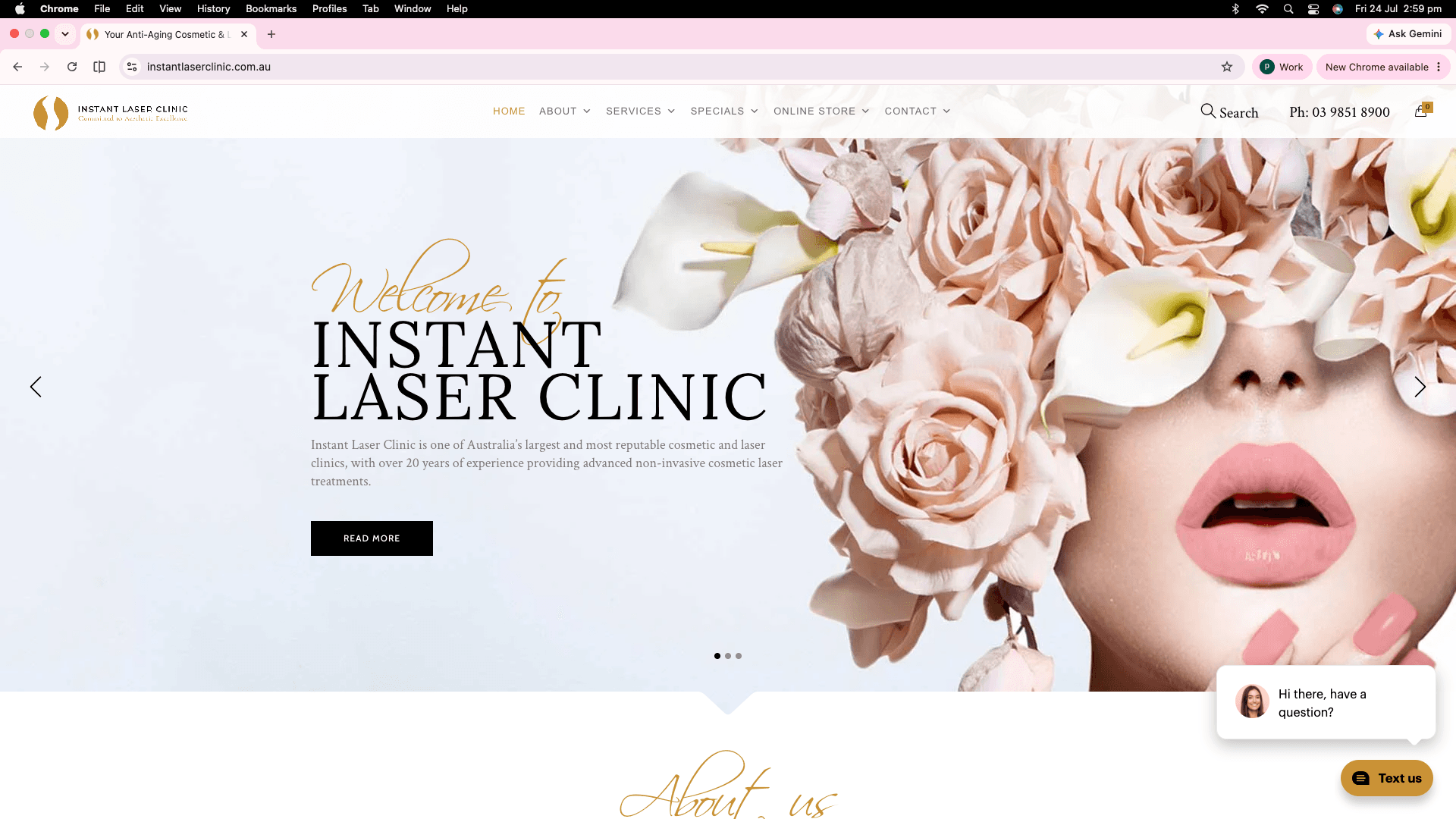 INSTANT LASER CLINIC clinic interior