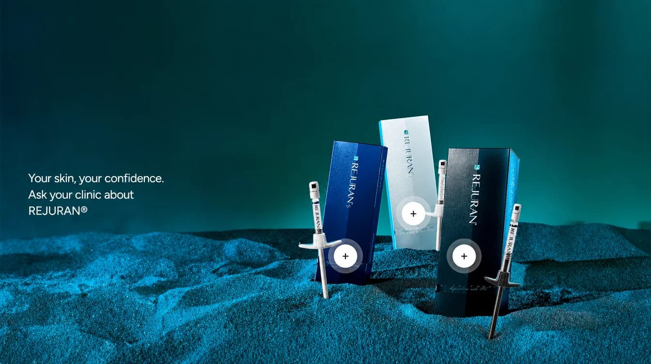 Your skin, your confidence. Ask your clinic about REJURAN®